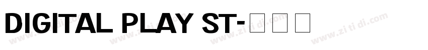 Digital Play St字体转换